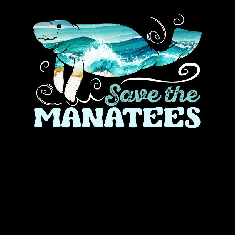 Save the Ocean Manatee Species Conservation Endangered Animals