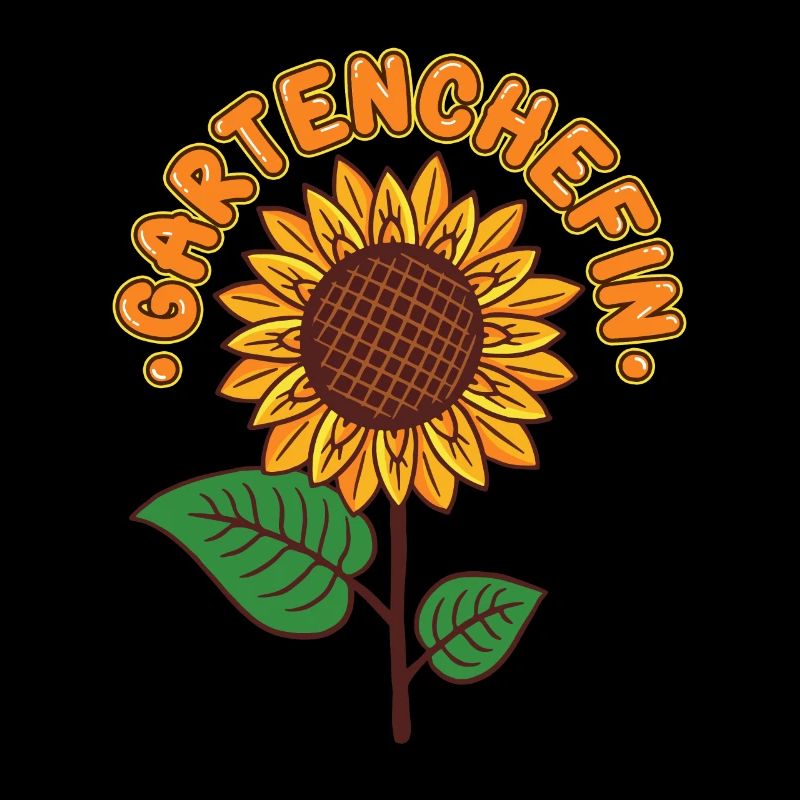 Garten Chefin Sonnenblumen Gartenfreundin