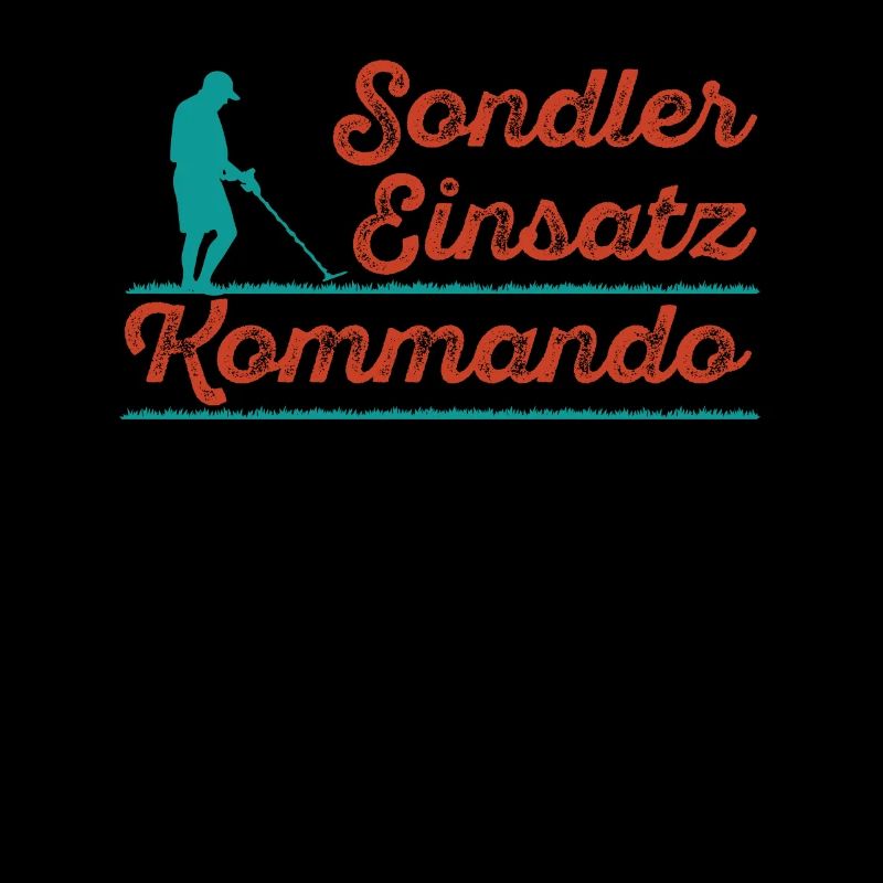 Sondler Einsatz Kommando Sondengänger mit Detektor