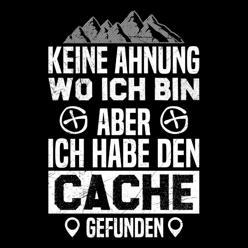 Geocaching Ich habe den Cache gefunden GPS Schatz