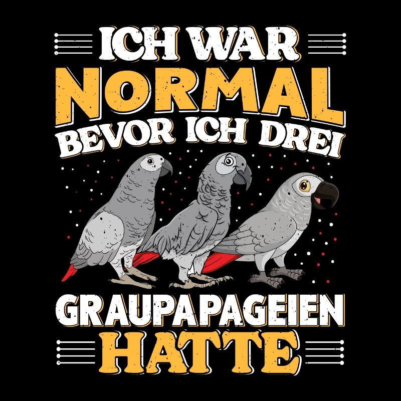 Grau Papagei Bevor ich 3 Graupapageien hatte