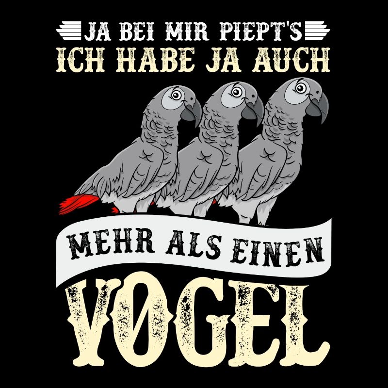 Grau Papagei Bei mir piept´s African Grey