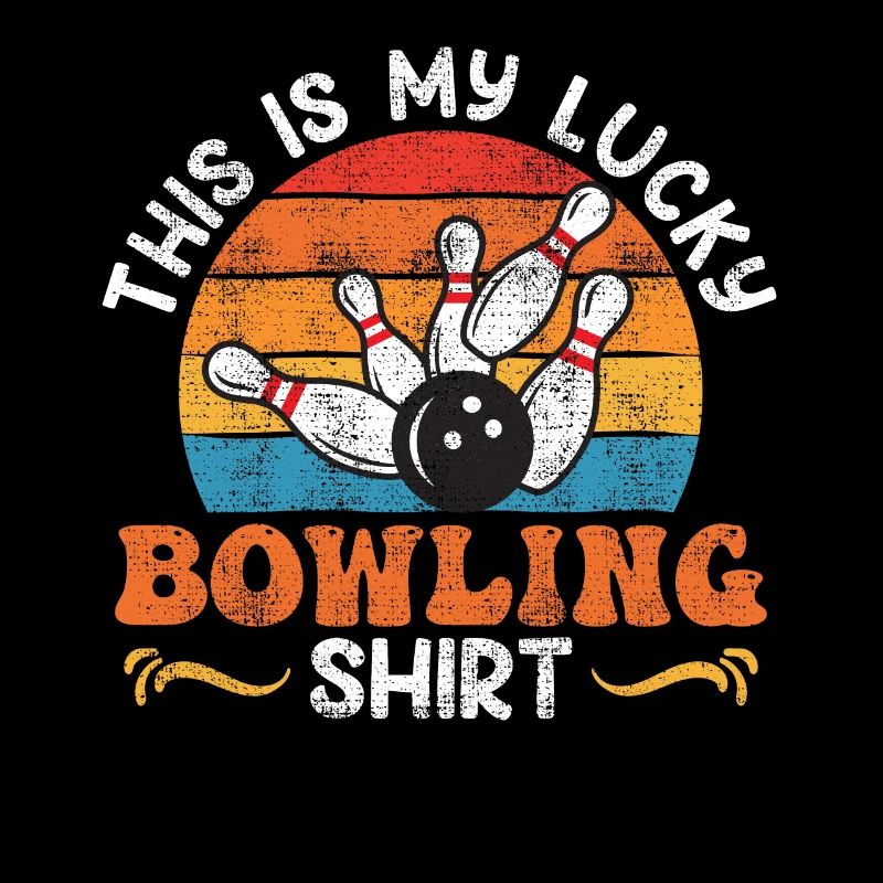Bowling Player This is my Lucky Bowling Shirt