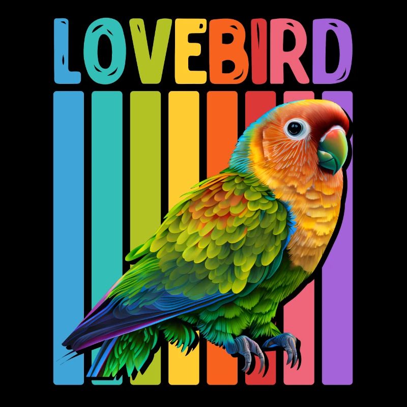 Inséparables Perroquets Amis Oiseaux Amis Oiseaux