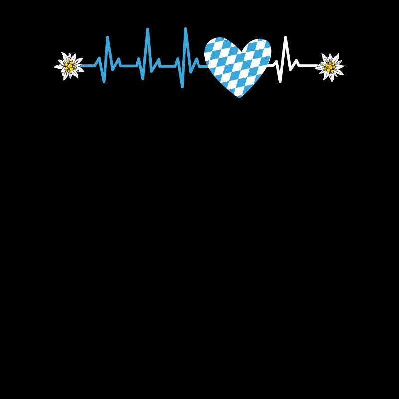 État libre de Bavière Palpitations cardiaques Drapeau bavarois