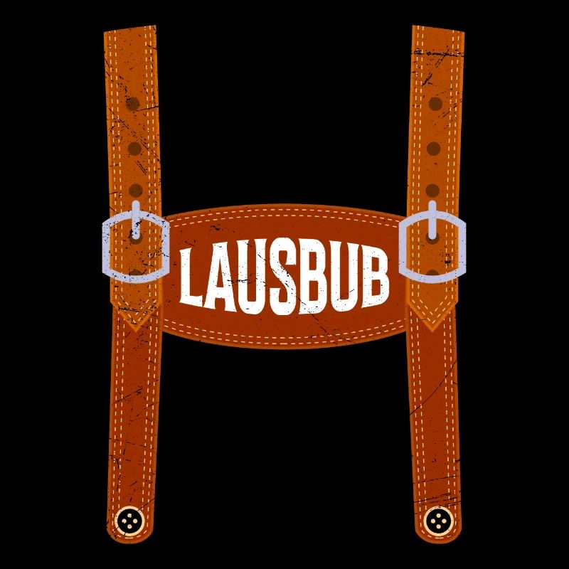 Lausbub Lederhose Shirt Männer