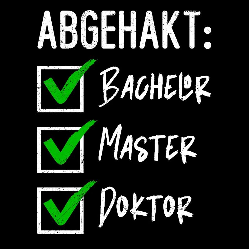 Doktorabschluss Abgehackt: Bachelor Master Doktor