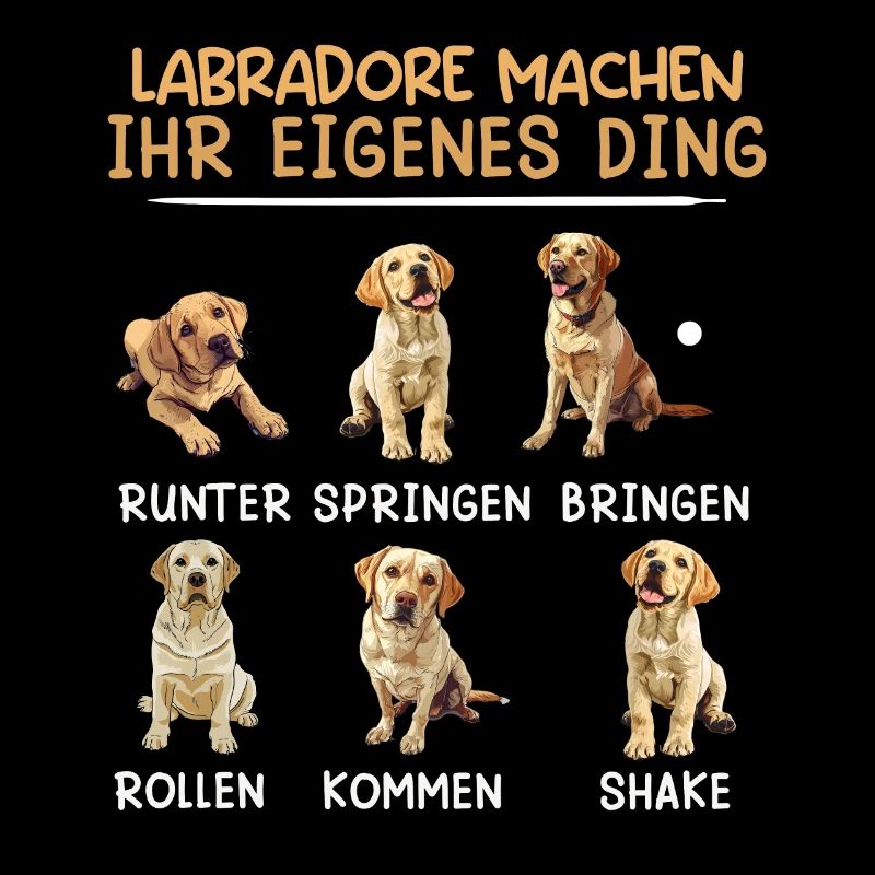 Labradore Machen ihr Eigenes Ding Lustiges