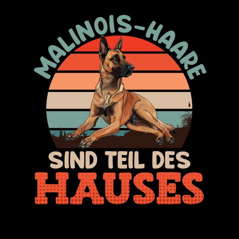 MALINOIS HAARE SIND TEIL DES HAUSES Belgischer