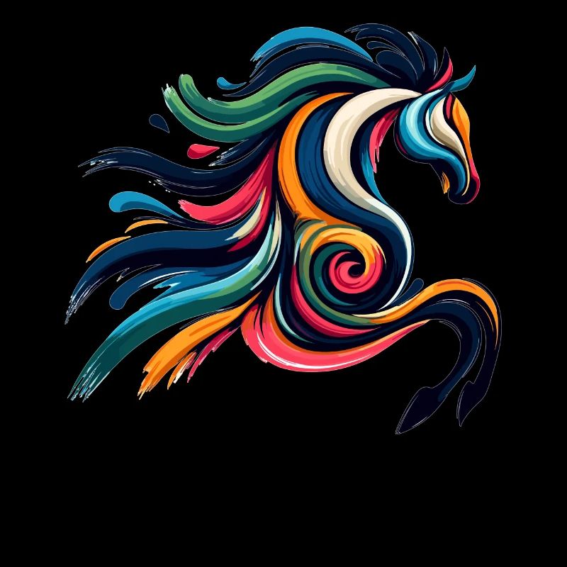 Cheval abstrait cheval