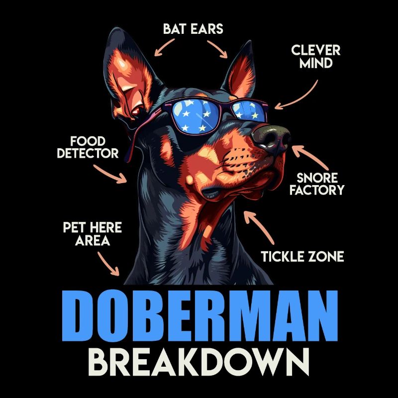 DOBERMAN BREAKDOWN Doberman Propriétaire Drôle
