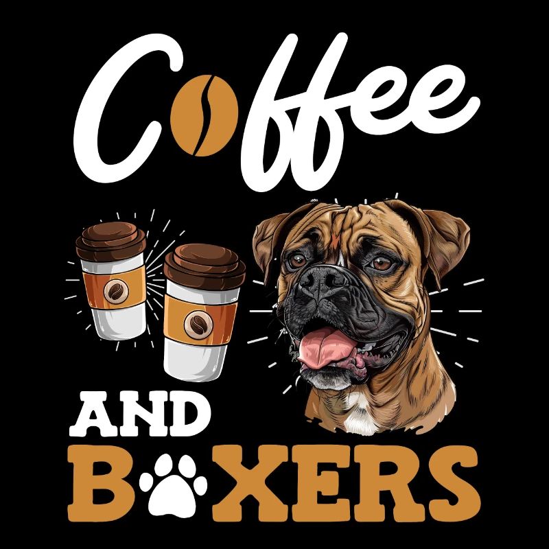 Deutscher Boxer COFFEE AND BOXERS Kaffeetrinker