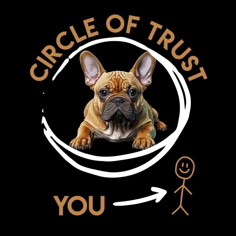 Bouledogue français confiance drôle