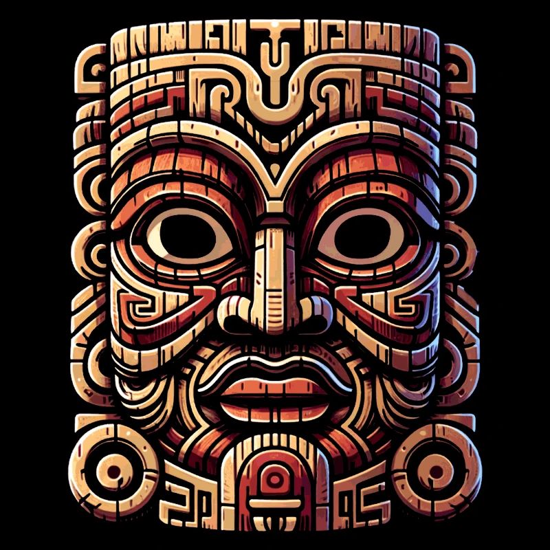 Mystical Inca Aztec Mask