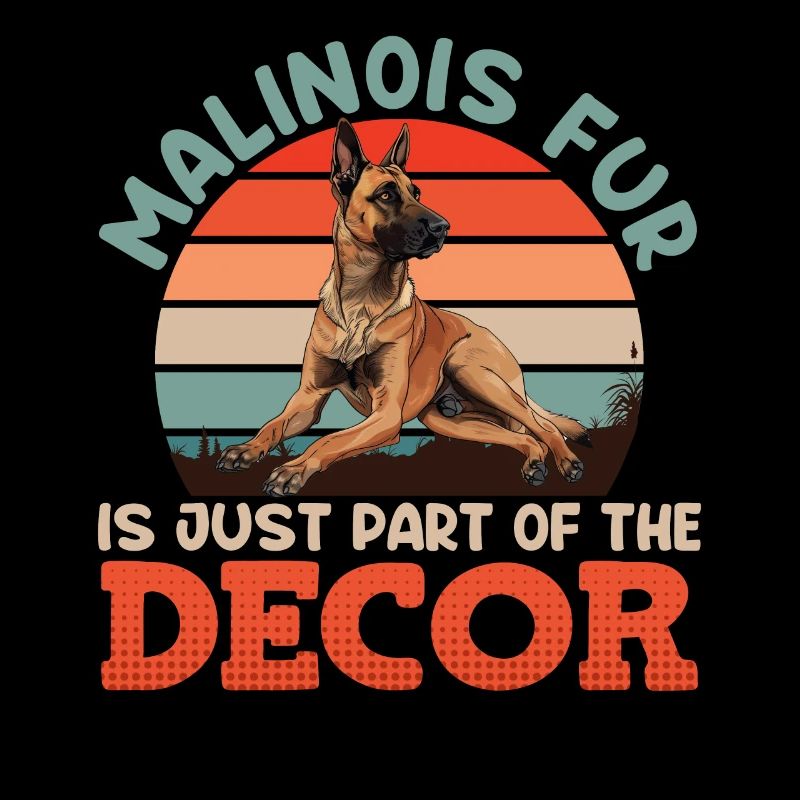 MALINOIS HAARE SIND TEIL DES HAUSES Belgischer