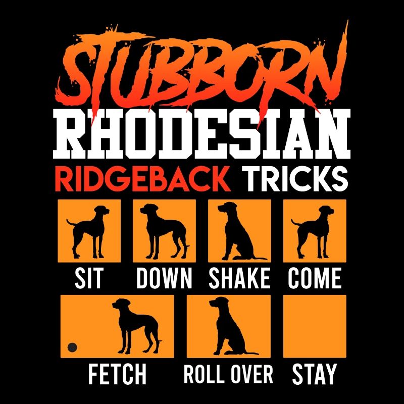 Ridgebacks STUBBORN RHODESIAN RIDGEBACK