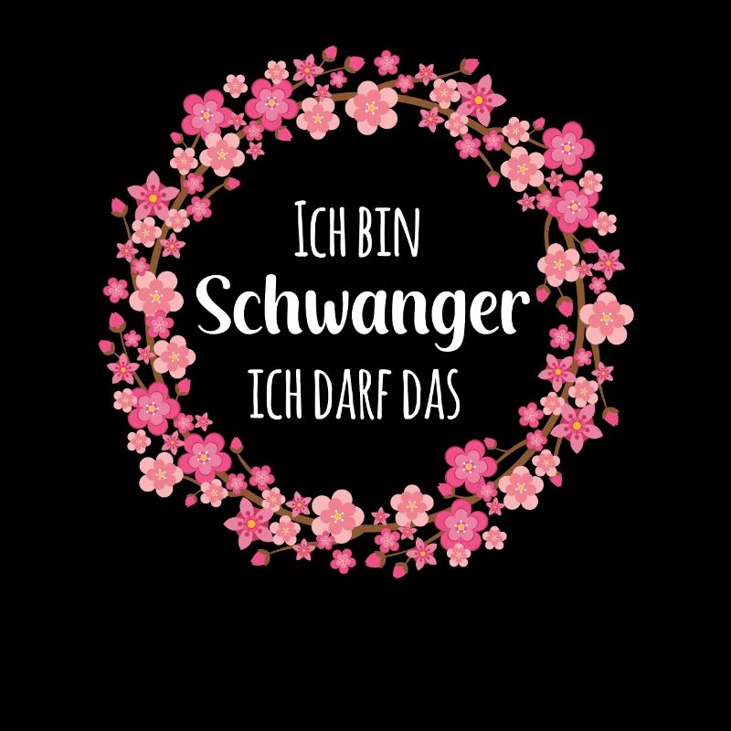 Zukünftige Mutter BIN SCHWANGER DARF DAS! Lustig