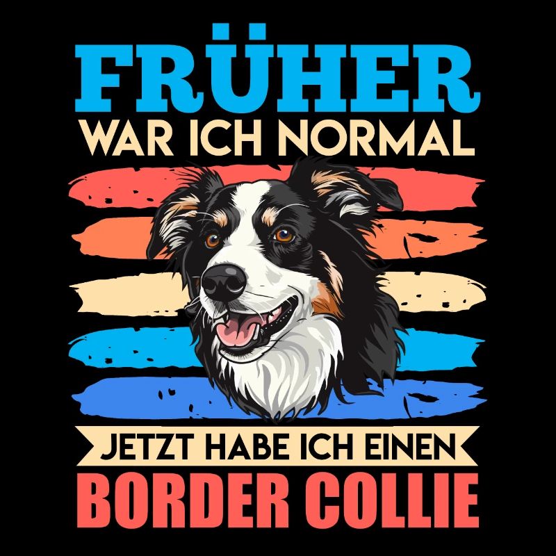 Border Collie J’ÉTAIS NORMAL Drôle