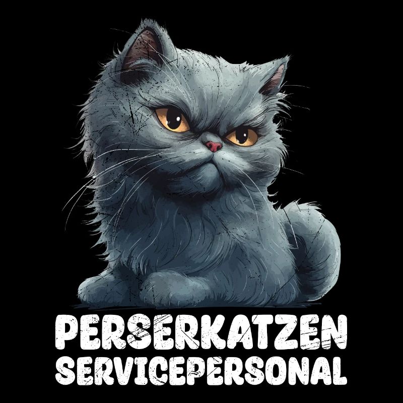 CHAT PERSAN SERVICE STAFF Drôle de chat persan