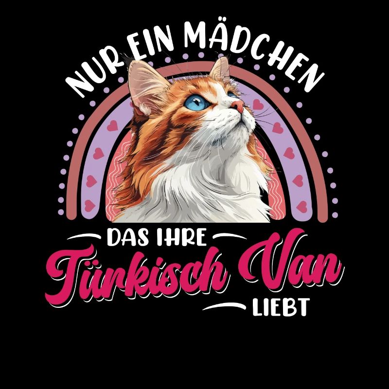 Katzenmama NUR EIN MÄDCHEN DAS IHRE TURKISH VAN