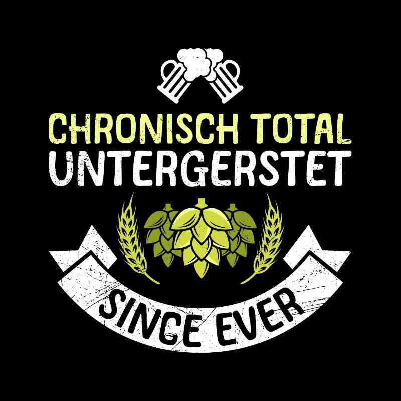 Chronically underbarred beer drinker beer saying