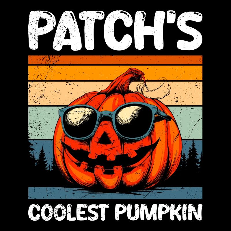 Halloween Costume Kids PATCH'S COOLEST PUMPKIN