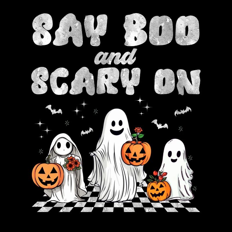 Fête d’Halloween DITES BOUH ET EFFRAYANT SUR Lustiges