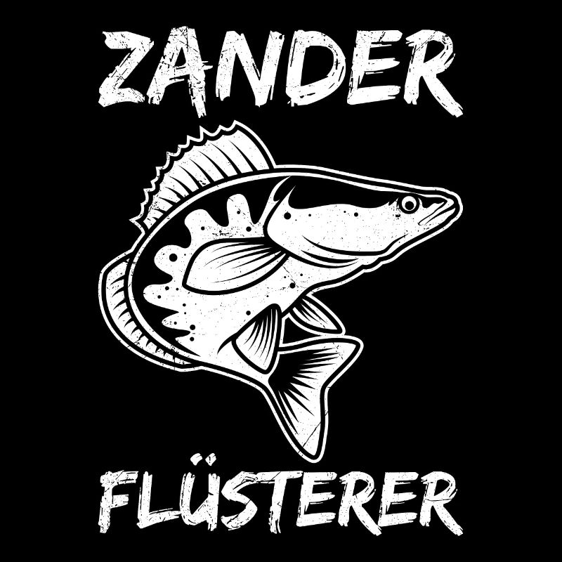 Angler ZANDER FLÜSTERER Angeln Hobby Angler