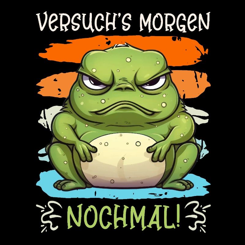 Froschkostüm VERSUCHS MORGEN NOCHMAL Lustiges
