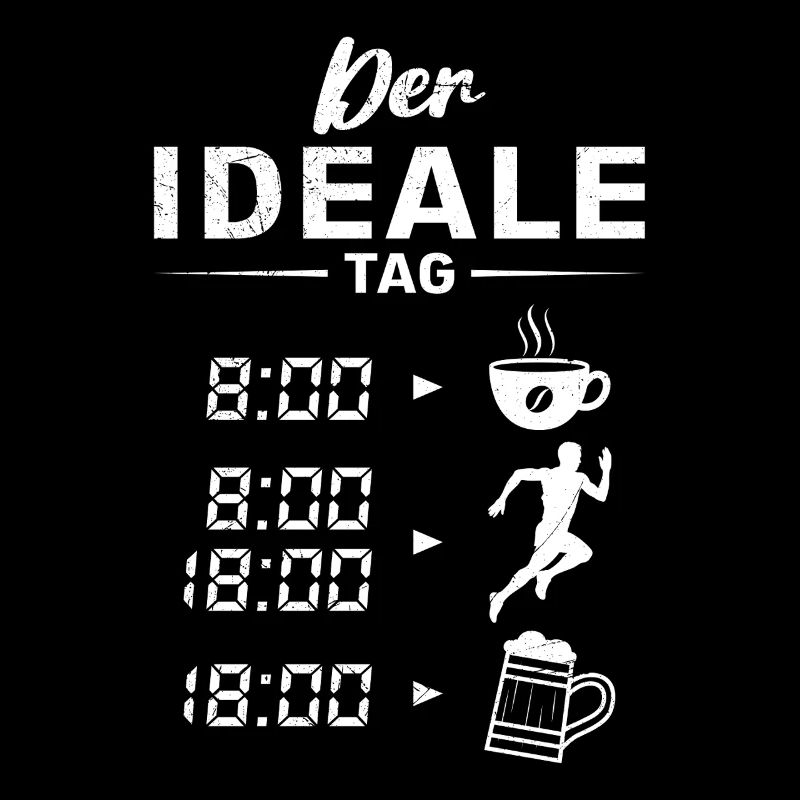 Läufer DER IDEALE TAG Laufen Lustiges