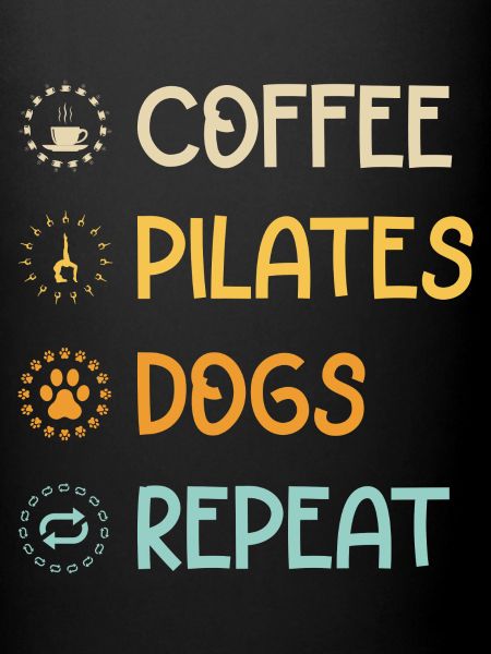 Café Pilates Chiens Répéter