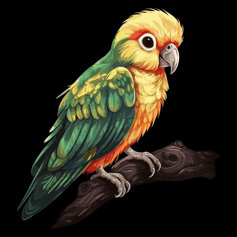 Bébé perroquet Ara oiseau