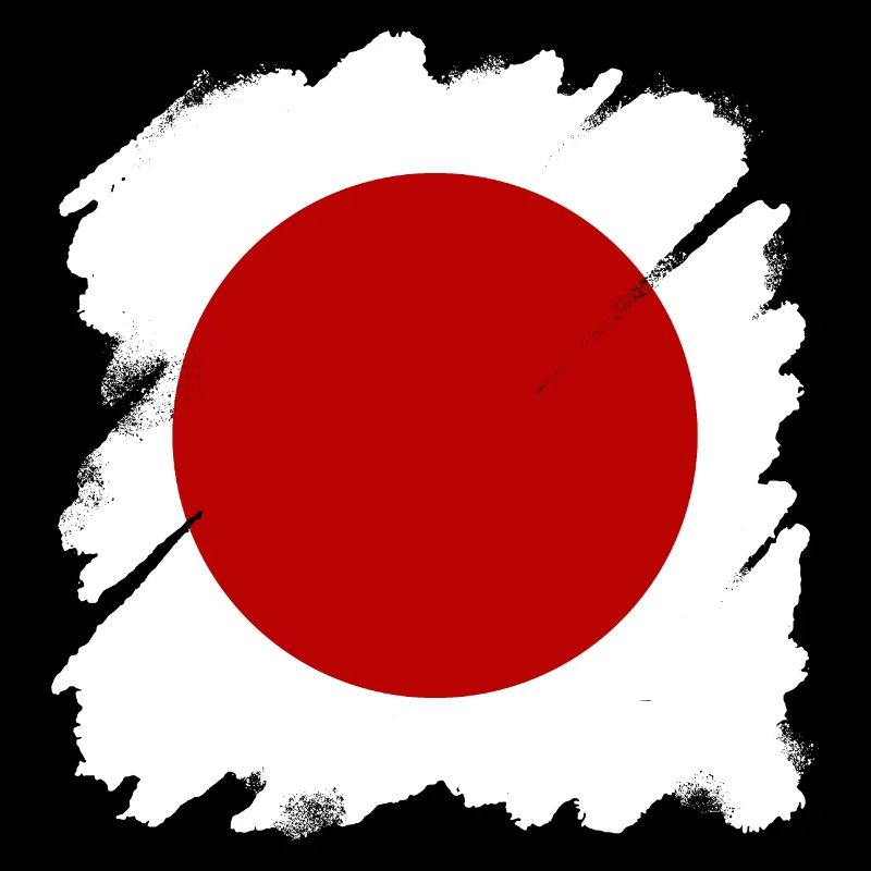 Drapeau du Japon utilisé Look Nihon drapeau japonais