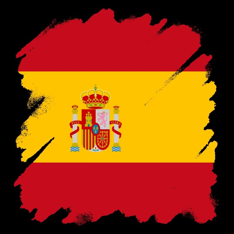 Drapeau de l’Espagne Drapeau espagnol Vintage Look en détresse