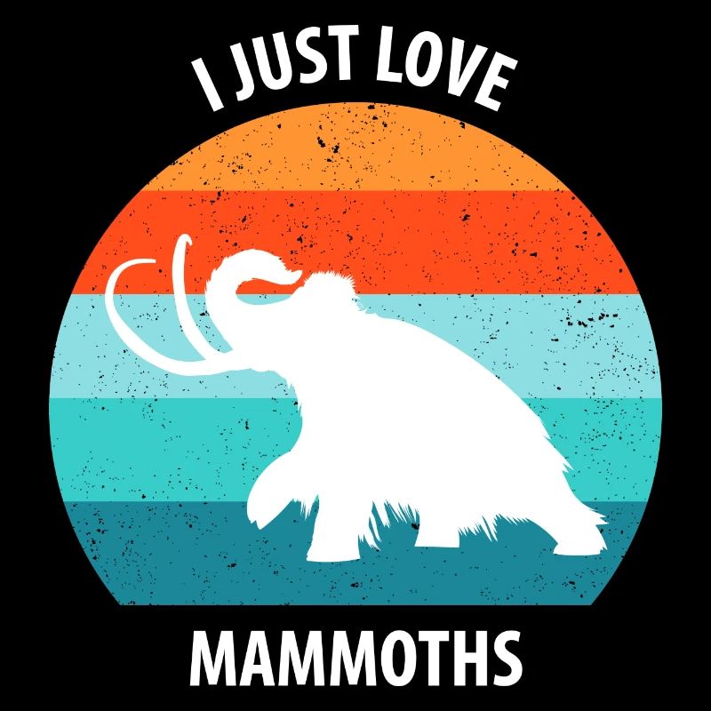 Lustiges Mammut Steinzeit Eiszeit Design Urzeit