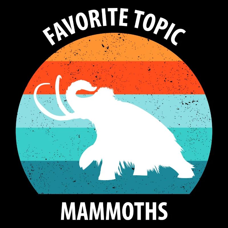 Funny Mammoth Stone Age Ice Age Design Prehistoric
