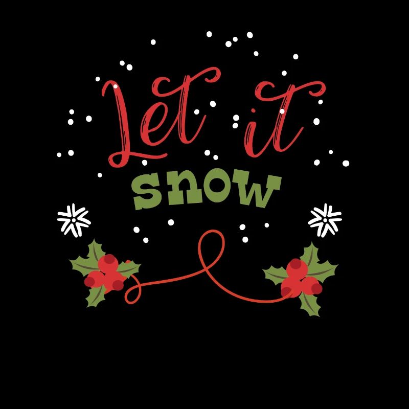 Let It Snow Winter Gift Noël