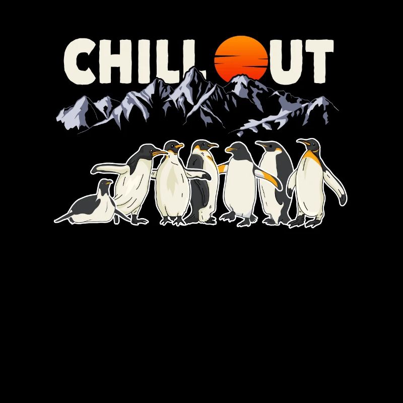 Penguin Chill Out T-Shirt Gift