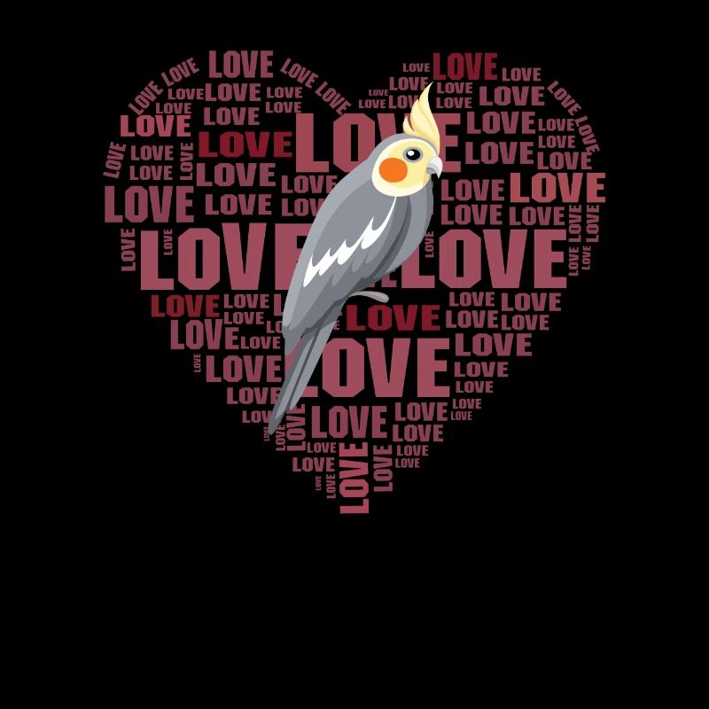 Nymphensittich Liebe Vogel