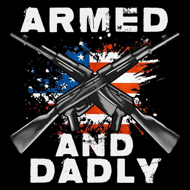 Bewaffnet und väterlich Lustige väterliche Väter