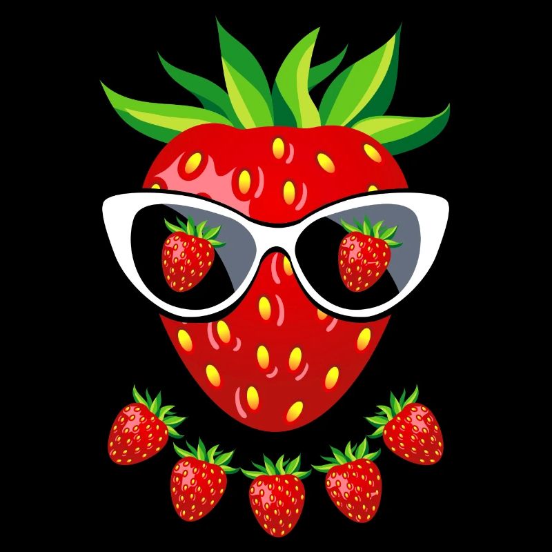 22 Süße Erdbeere Sonnenbrille