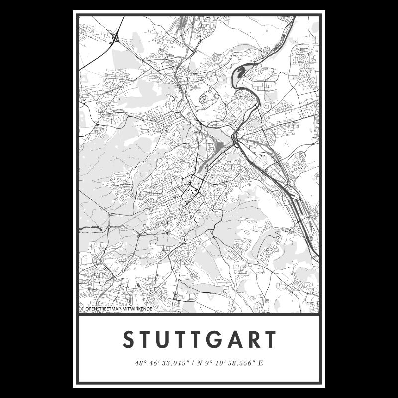 Stuttgart Map Citymap Map