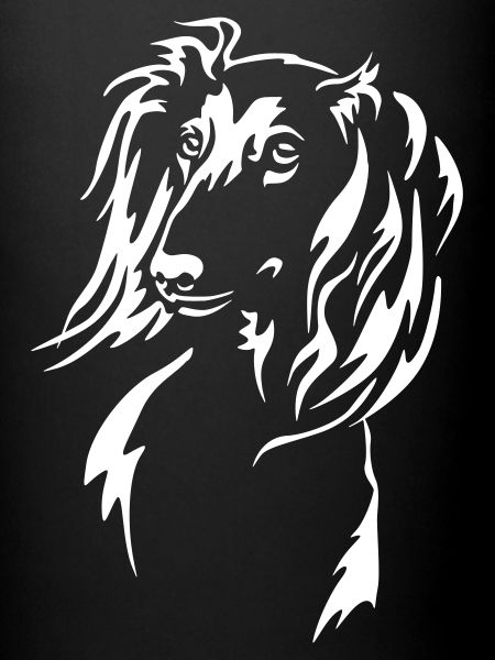 Saluki Head « Black Edition »