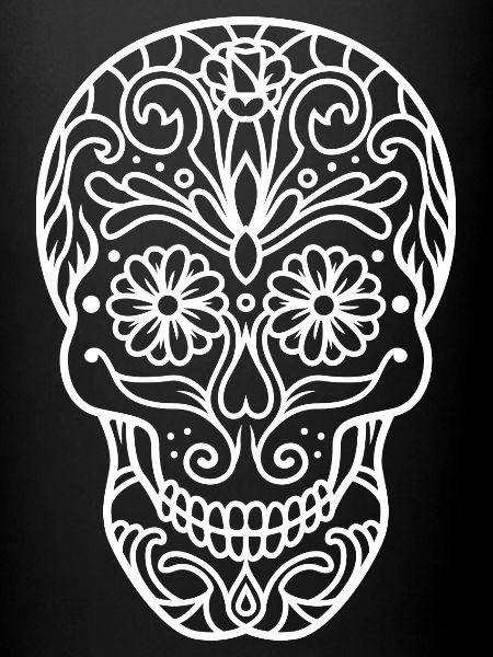 Skull in Mandala.