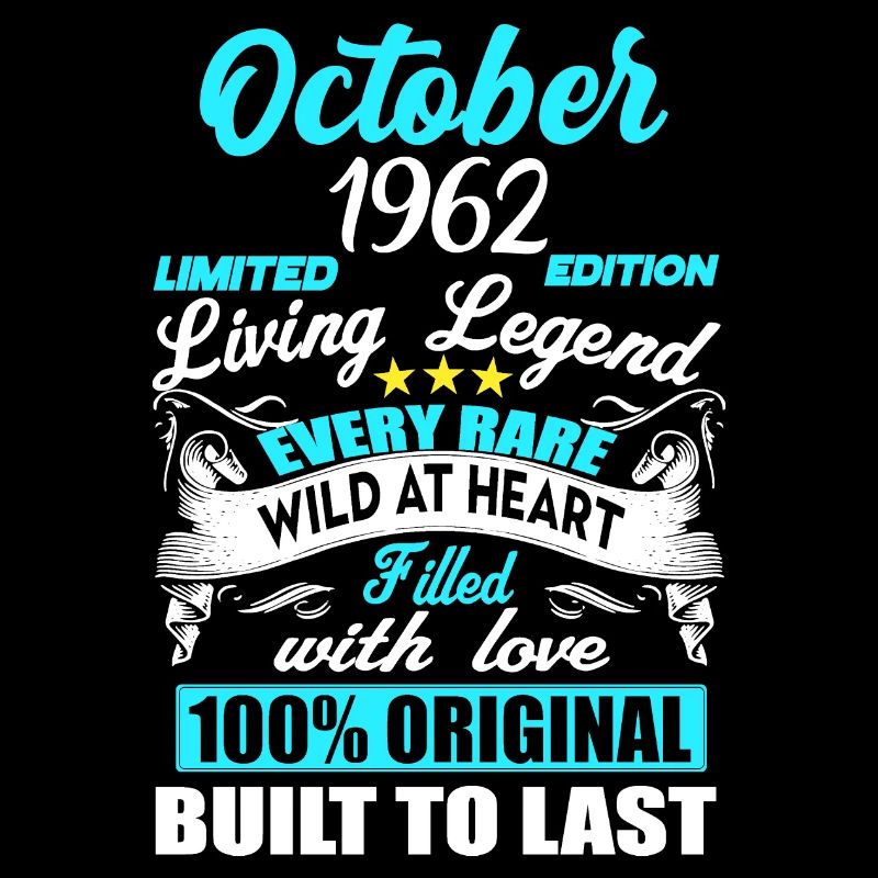 October 1962 - 60th birthday gift. Legend.