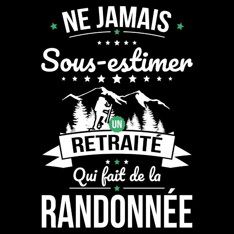 Sous-estimer un retraité qui fait de la randonnée