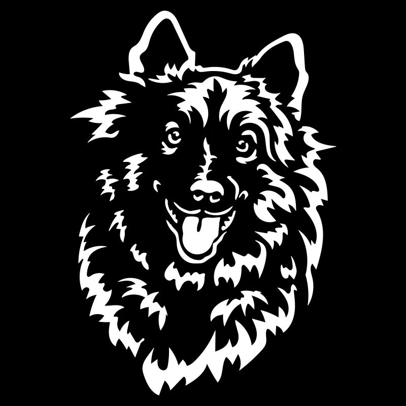 Wolfsspitz Kopf "Black Edition"