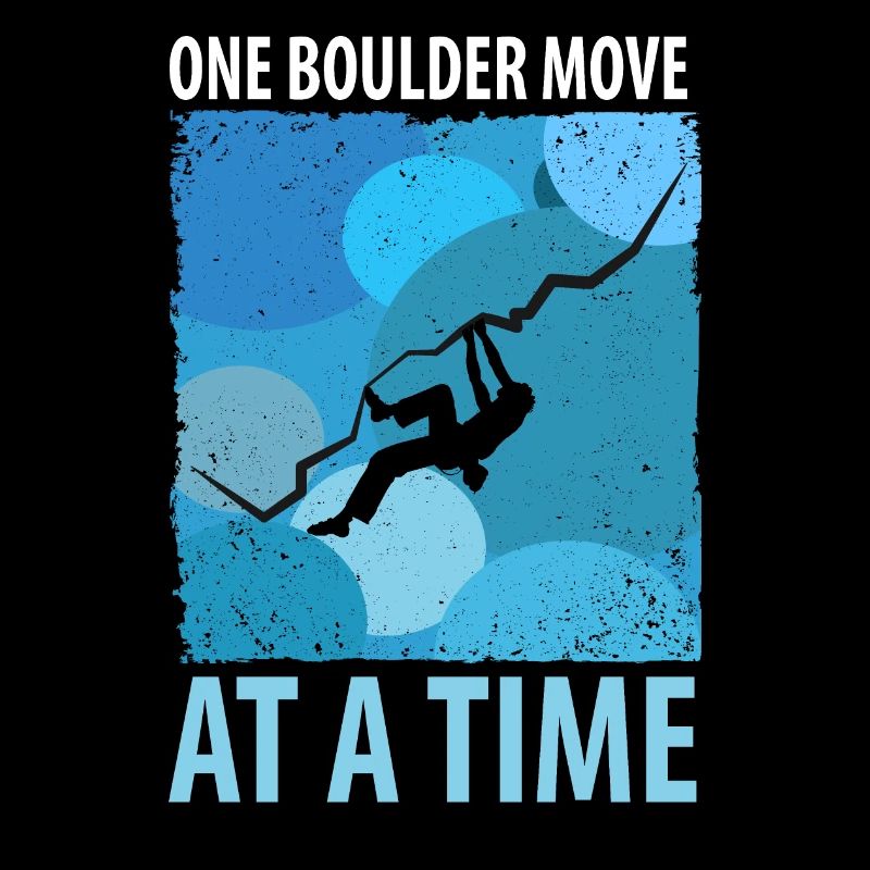 Vintage Bouldern Boulderer Klettern Kletterer