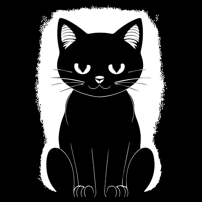 Drôle de chat Silhouette Cheeky Fun Cats