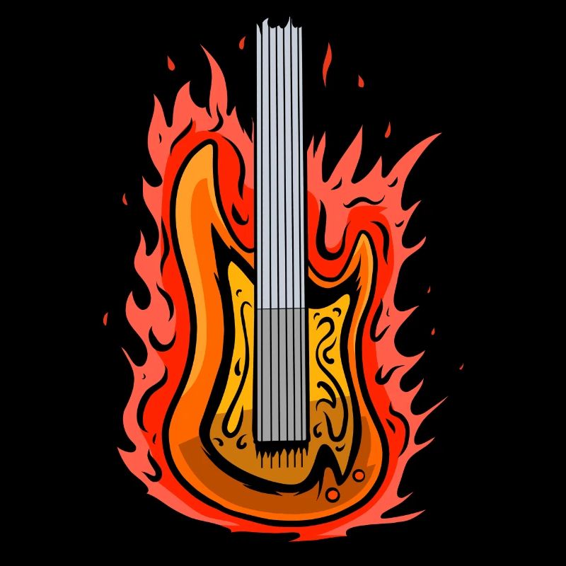 Cool Burning Guitar